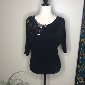 Forever 21 Sequence Top Size L